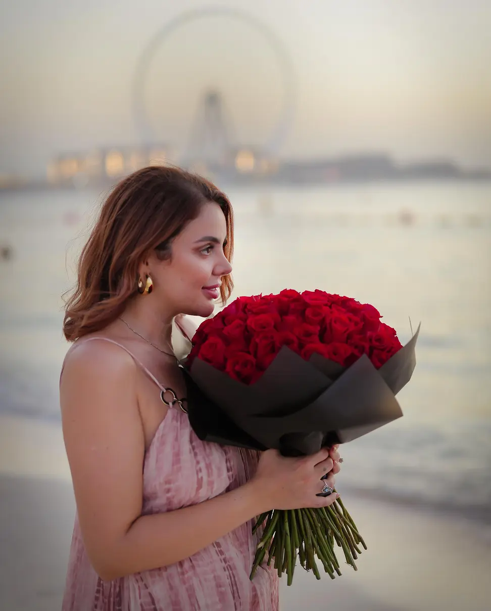 Asal with bouquet